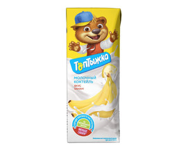 Коктейль молочный со вкусом банана 3,2% 200г ТМ Топтыжка