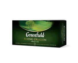 Чай Greenfield Flying Dragon зеленый в пакетиках, 25 шт