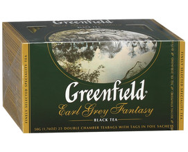 Чай Greenfield Earl Grey Fantasy в пакетиках, 25 шт