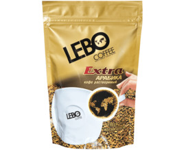 Кофе Арабика Лебо Экстра сублимированный 100г (пакет)