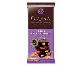 Шоколад O`Zera Dark & Extra Almond 90г