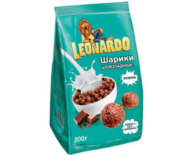 Завтрак готовый Леонардо шарики шоколадные 200г