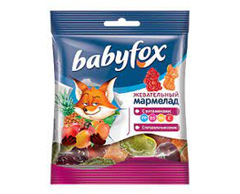 Мармелад жевательный babyfox с витаминами, 30г