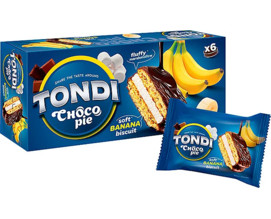 Печенье Tondi Choco pie банан 180г